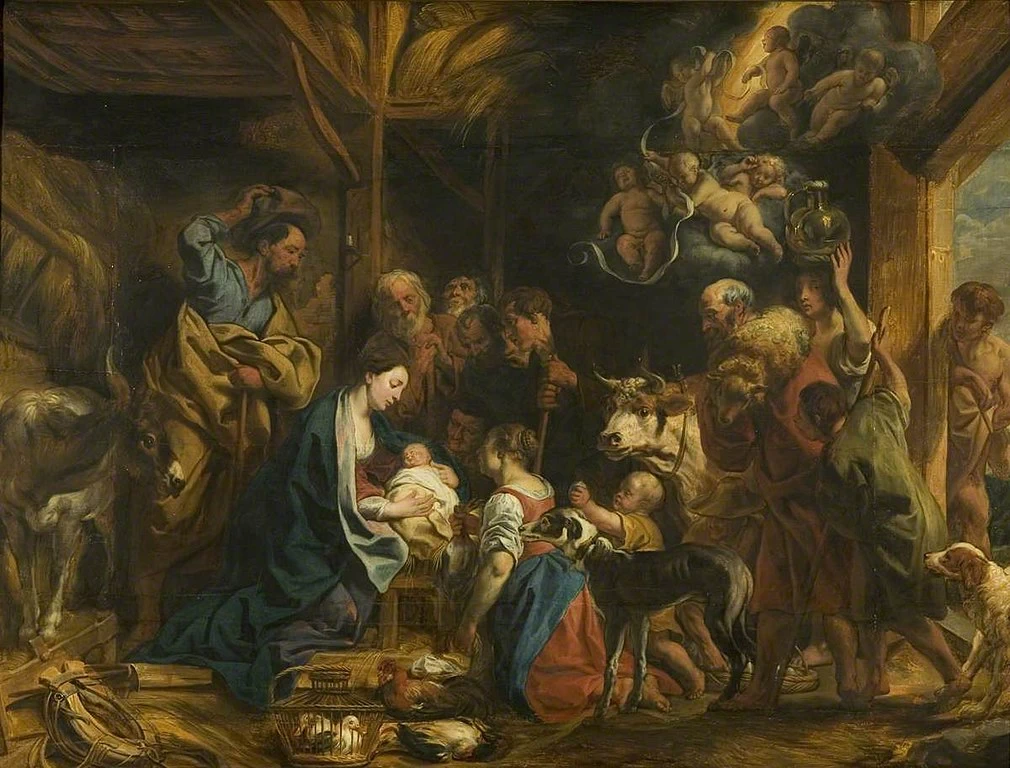 Natività, o adorazione dei pastori - Bristol City Museum and Art Gallery